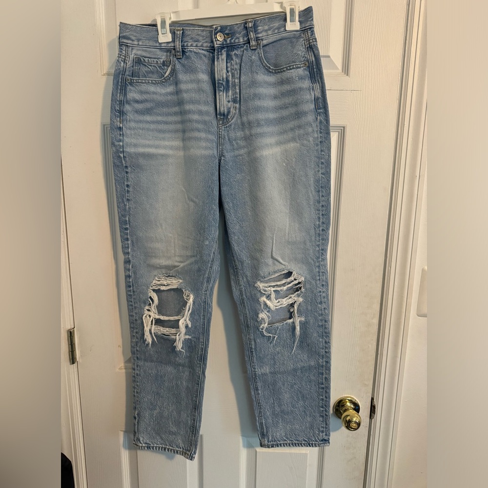Size 10 American Eagle ripped boyfriend jeans